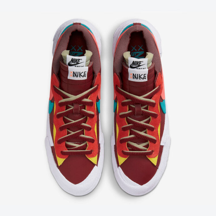 KAWS x sacai x Nike Blazer Low "Team Red" Release Date | Nice Kicks