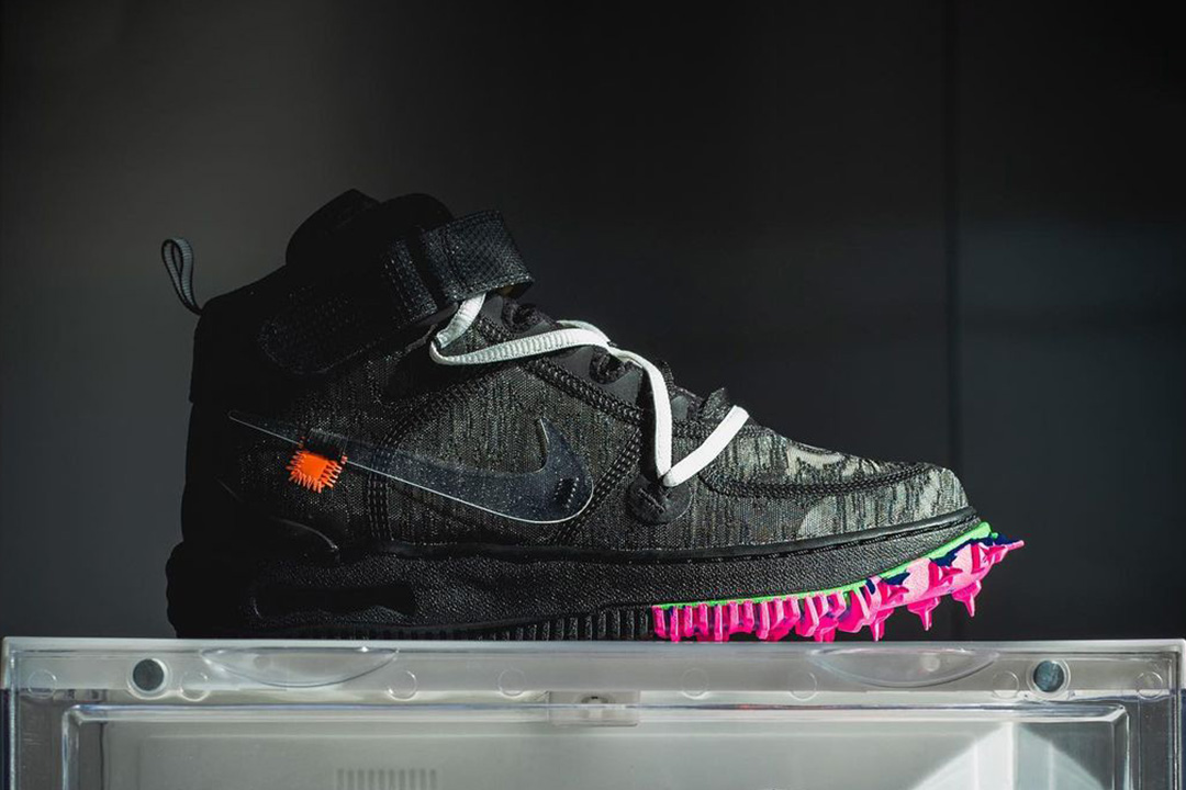 off white air force 1 all black