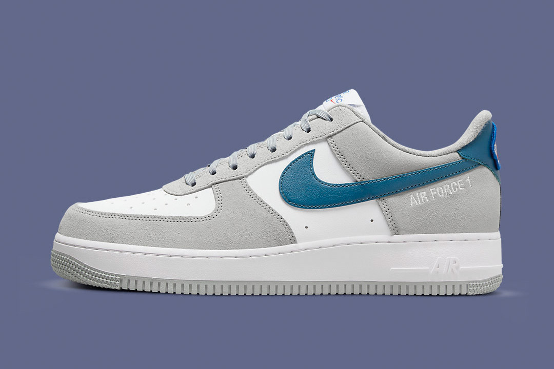 Nike Air Force 1 '07 LV8 (Reflective Swoosh/ White Dark Marina Blue/ White/  Dark Marina Blue/ White)