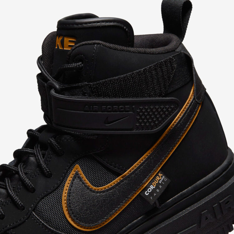 Nike Air Force 1 Boot Cordura “Black Wheat” DO6702-001