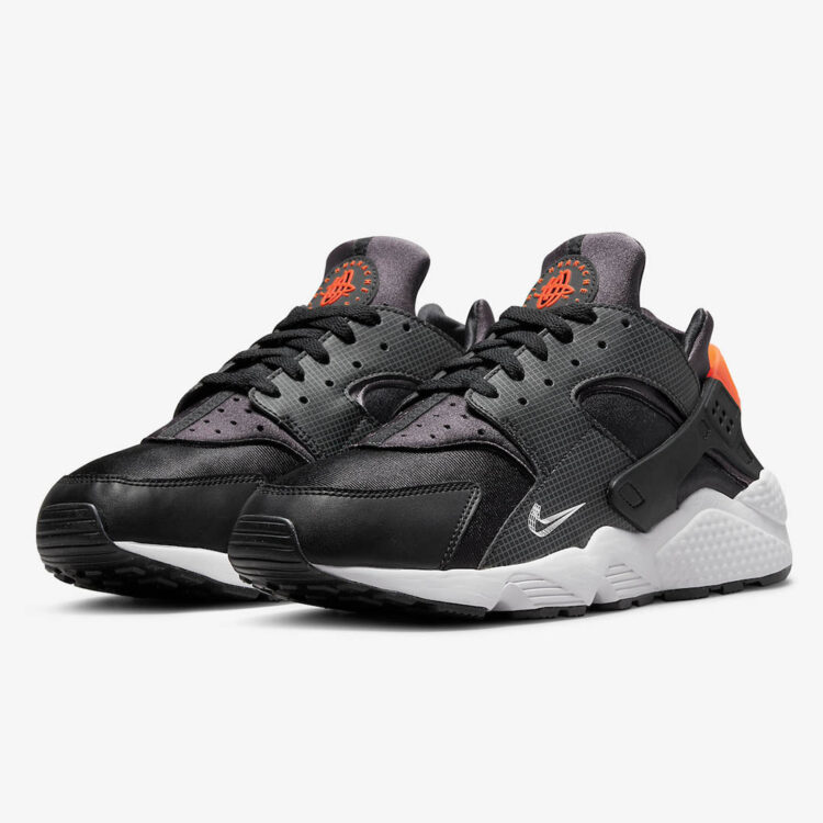Huaraches black and orange outlet