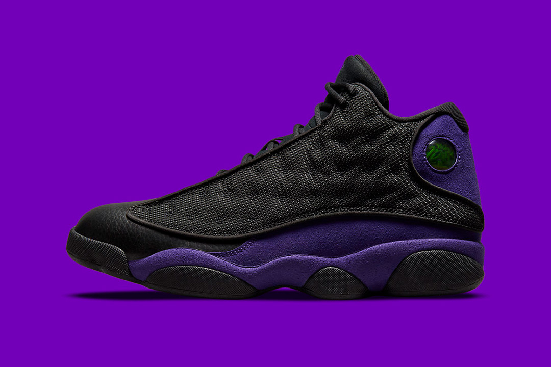 jordan 13 yellow and purple