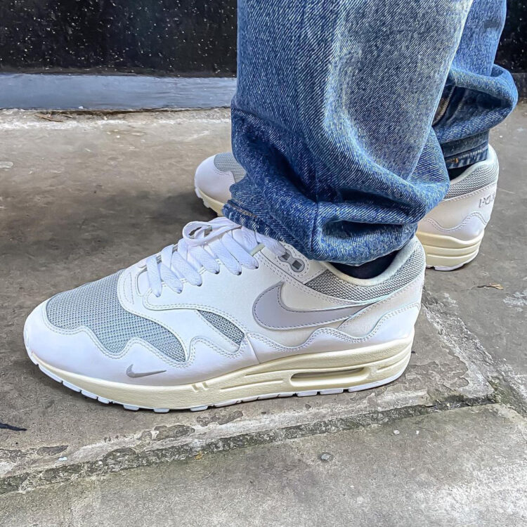 nike air max 1 denim grey