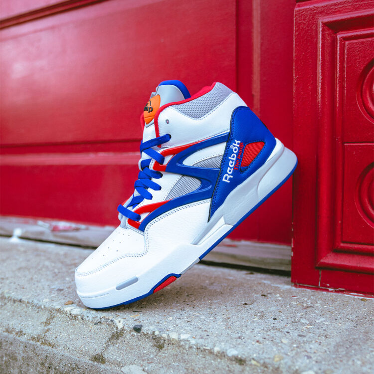 White And Red Tones Cover The Reebok Pump Omni Zone 2