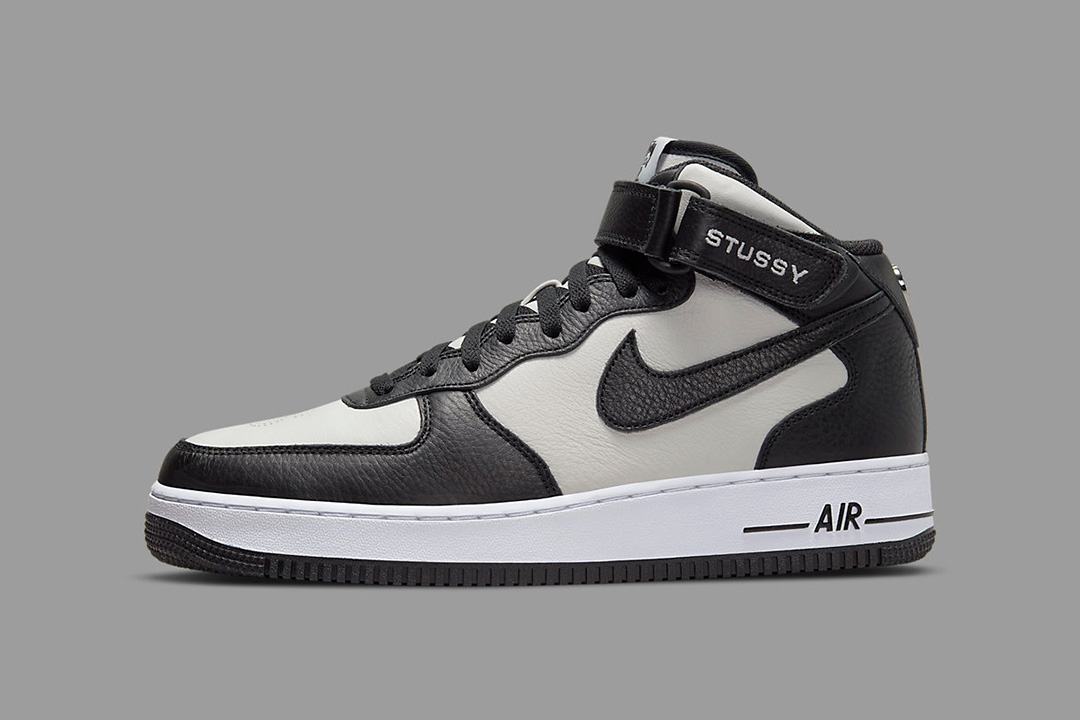 Stussy x Nike Air Force 1 Mid DJ7840-002 | Nice Kicks