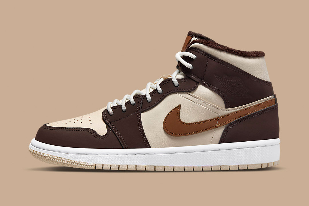 brown & cream air jordan 1 mids