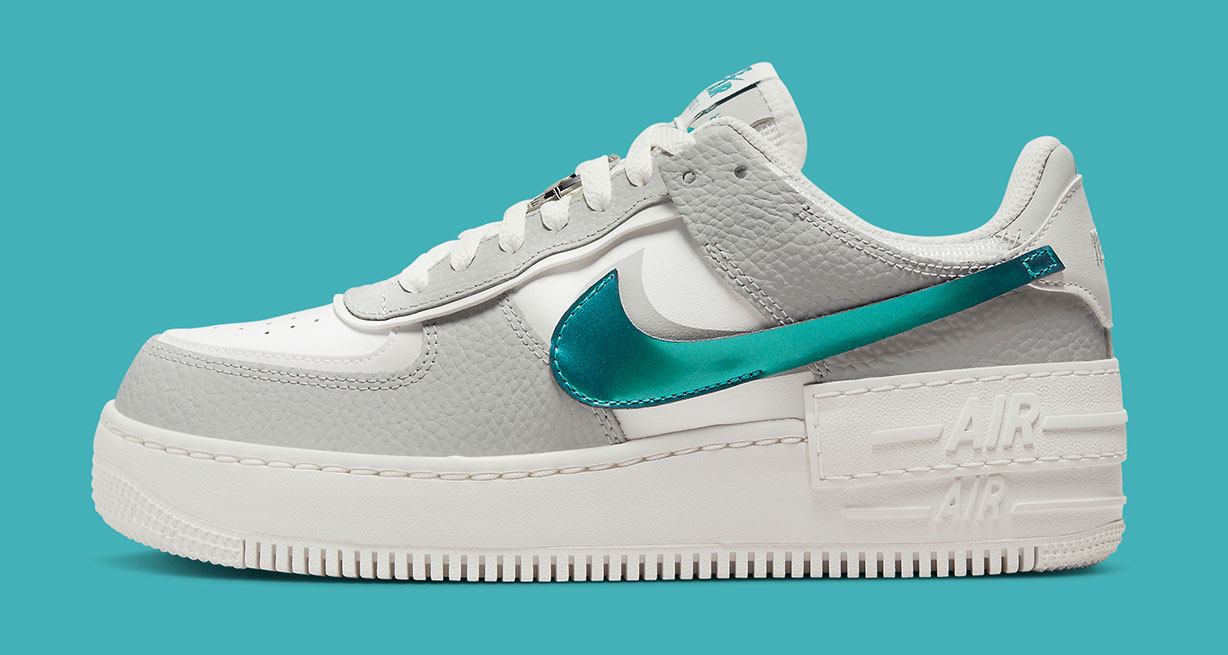 teal nike air forces