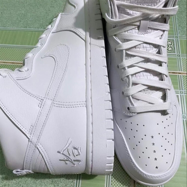 Nike Dunk High White Woven Tongue