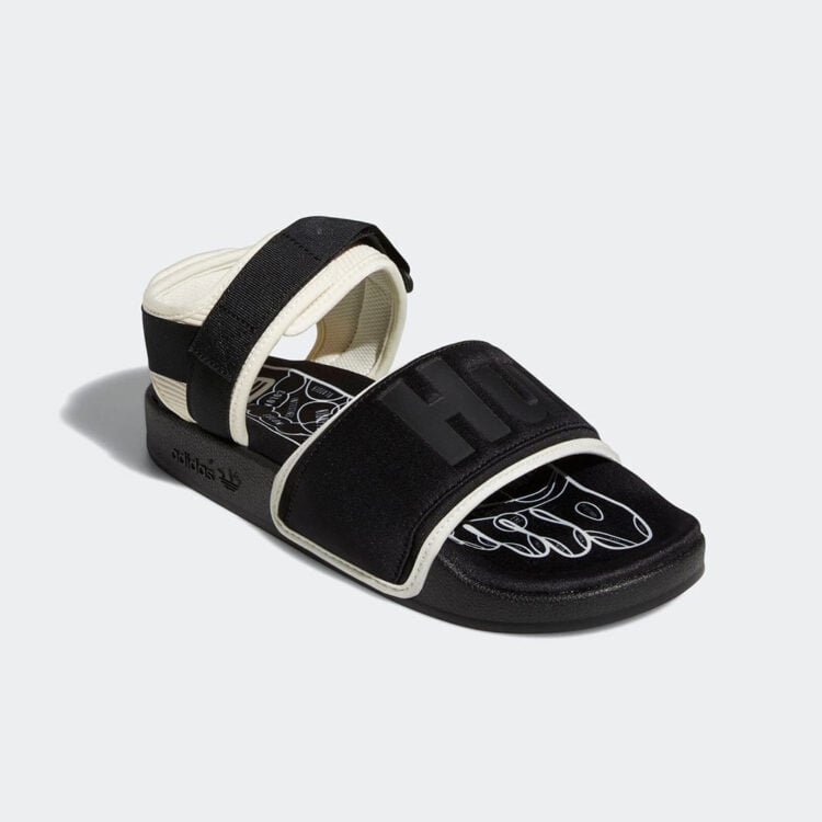 Pharrell x adidas Humanrace Adilette 2.0 GZ1892 “Black/White”