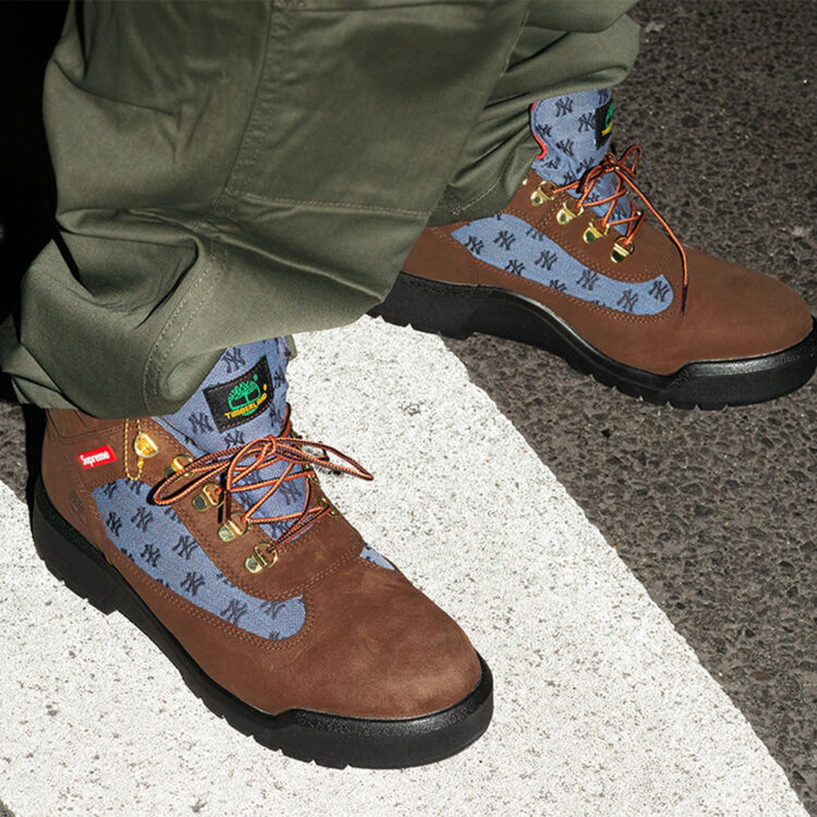 Supreme x New York Yankees x Timberland Field Boot | Nice Kicks