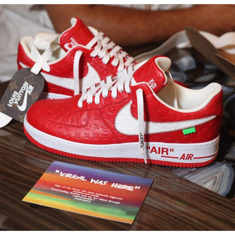 Virgil Abloh Nike x Louis Vuitton Air Force 1 Sneaker Auction Hits $25.3  Million - Bloomberg