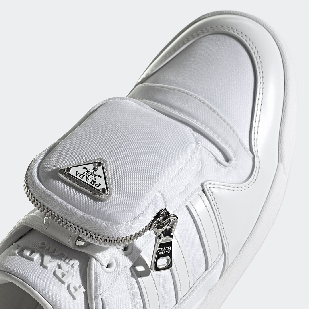 PRADA Adidas 22AW Renylon Forum Low Triangle sneakers shoes GY7043 black 27