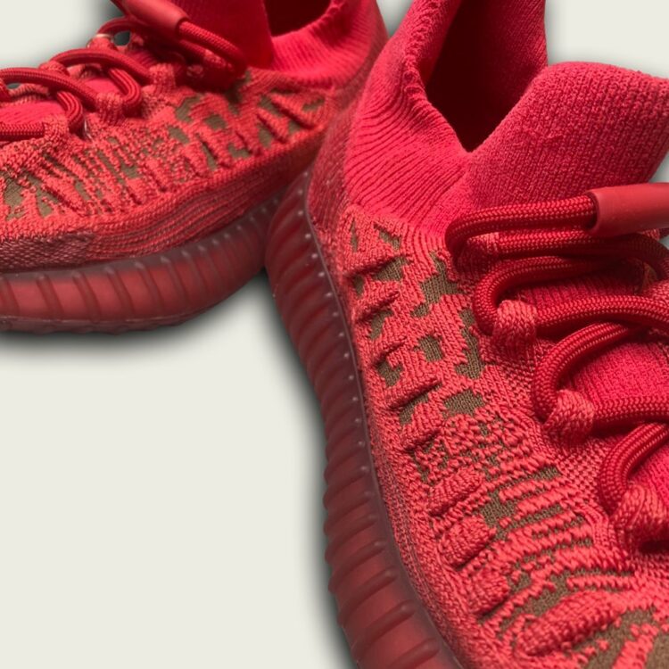 Supreme x adidas Yeezy Boost 350 V2 Red White F36923 Free Shipping-3