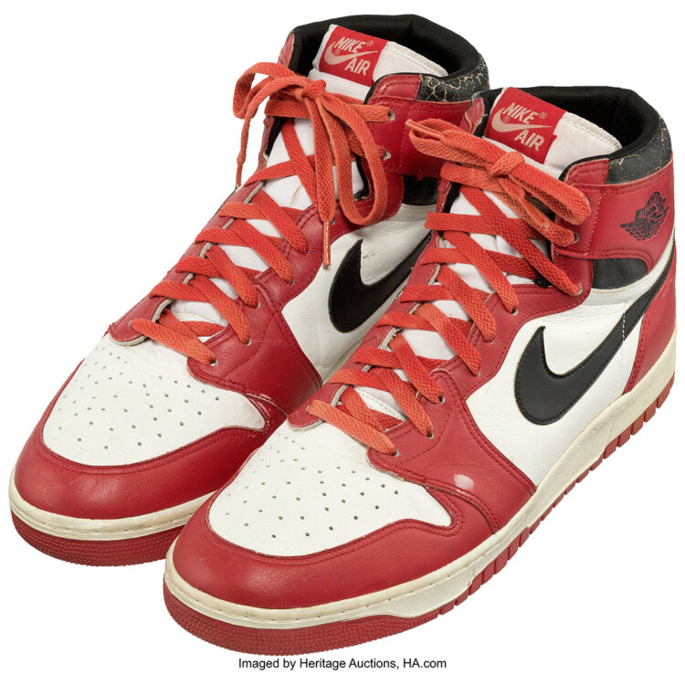 Michael Jordan s 1986 Air Jordans are Being Auctioned Off Nice Kicks