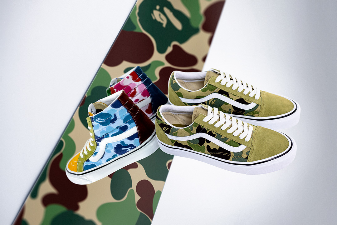 vans x bape shoes