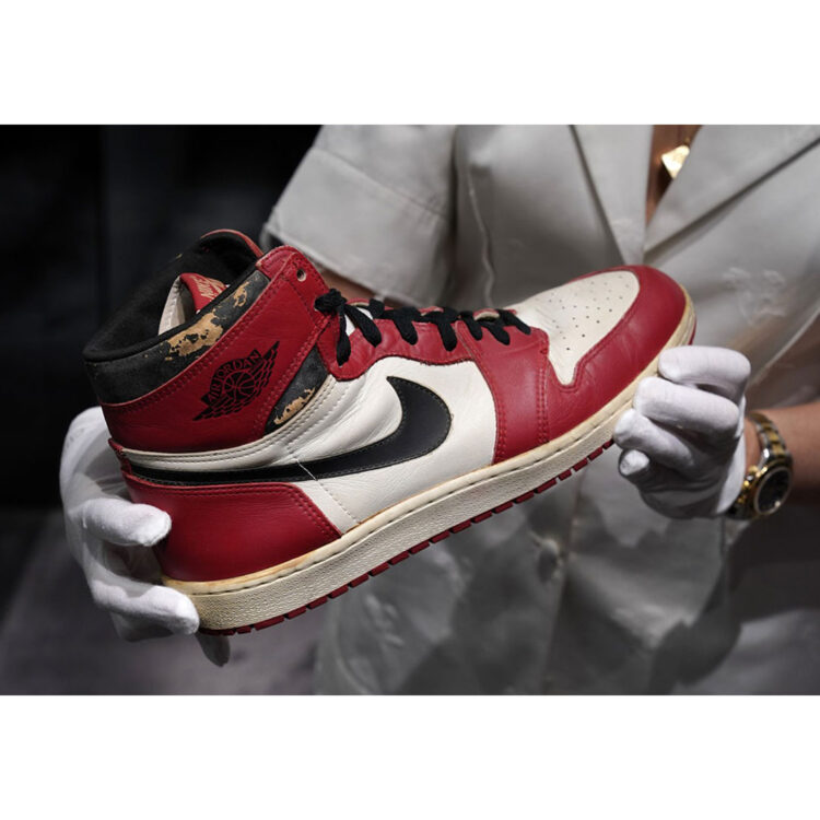 Michael Jordan's "Broken Foot Game" Air Jordan 1 Auctioned for $422,130 USD