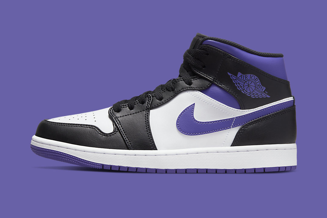 color purple jordan 1