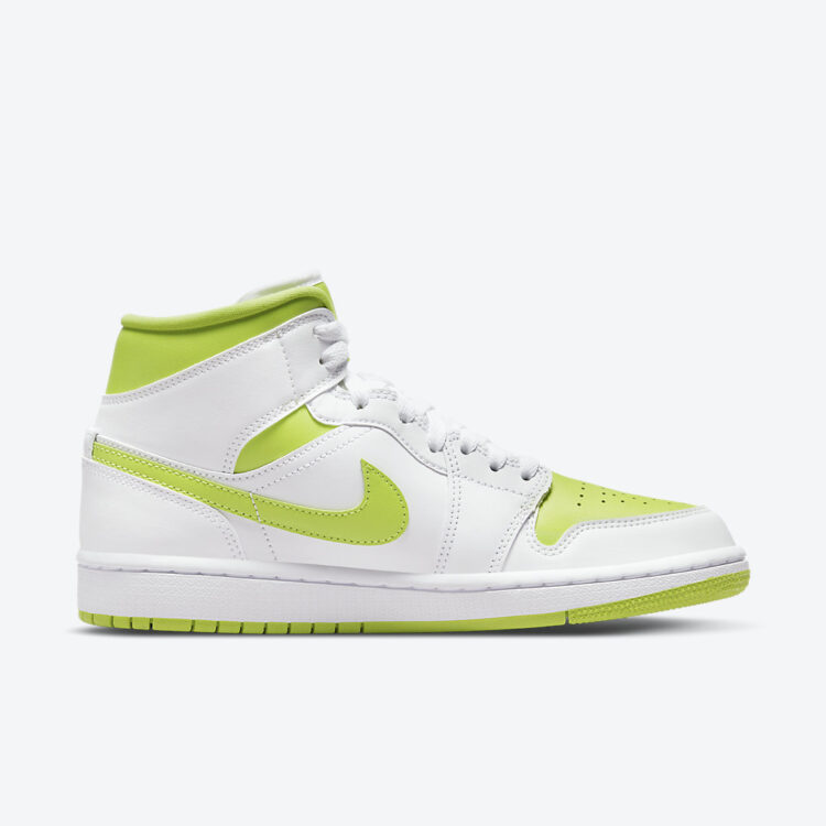 Air Jordan 1 Mid White Lime BQ6472 131 Release Date Nice Kicks