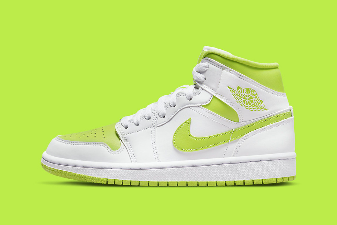 green and lime green jordan 1