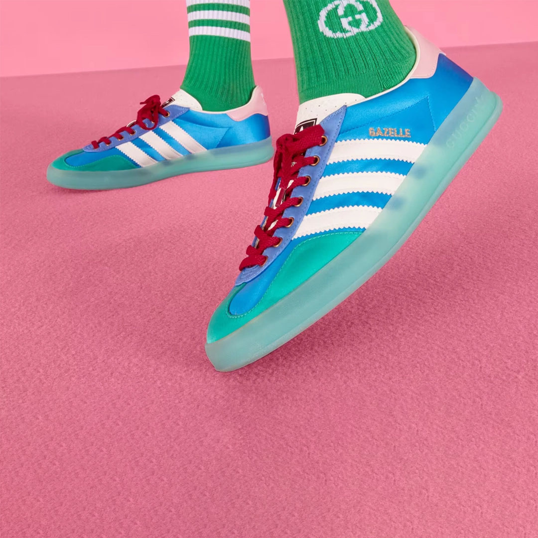 GUCCI Adidas X Gucci Gazelle Red for Women