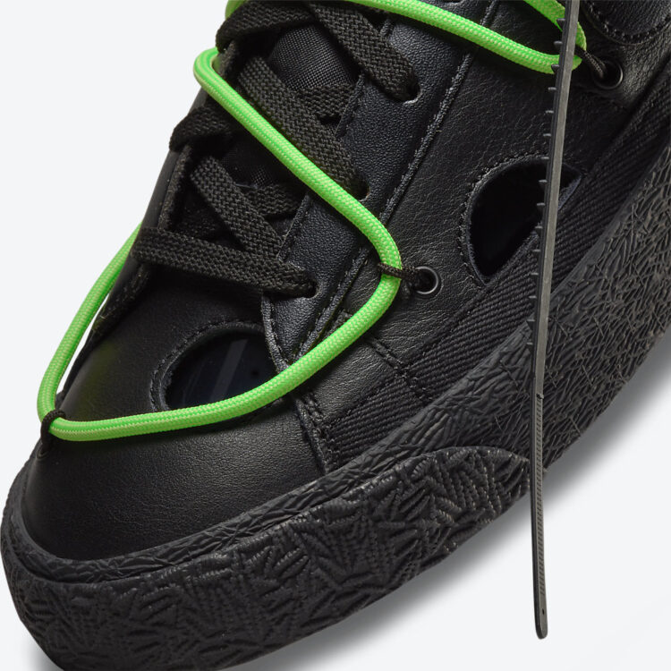 Blazer Low x Off-White™️ 'Black and Electro Green' (DH7863-001) Release  Date. Nike SNKRS