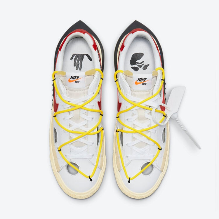 OFF-WHITE white low blazers x Nike Blazer Low DH7863-100 Release Date | Nice Kicks