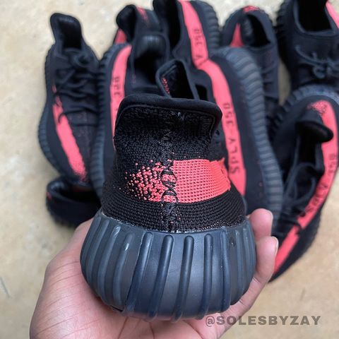 Yeezy Boost 350 "Red Stripe" BY9612 Release Nice Kicks