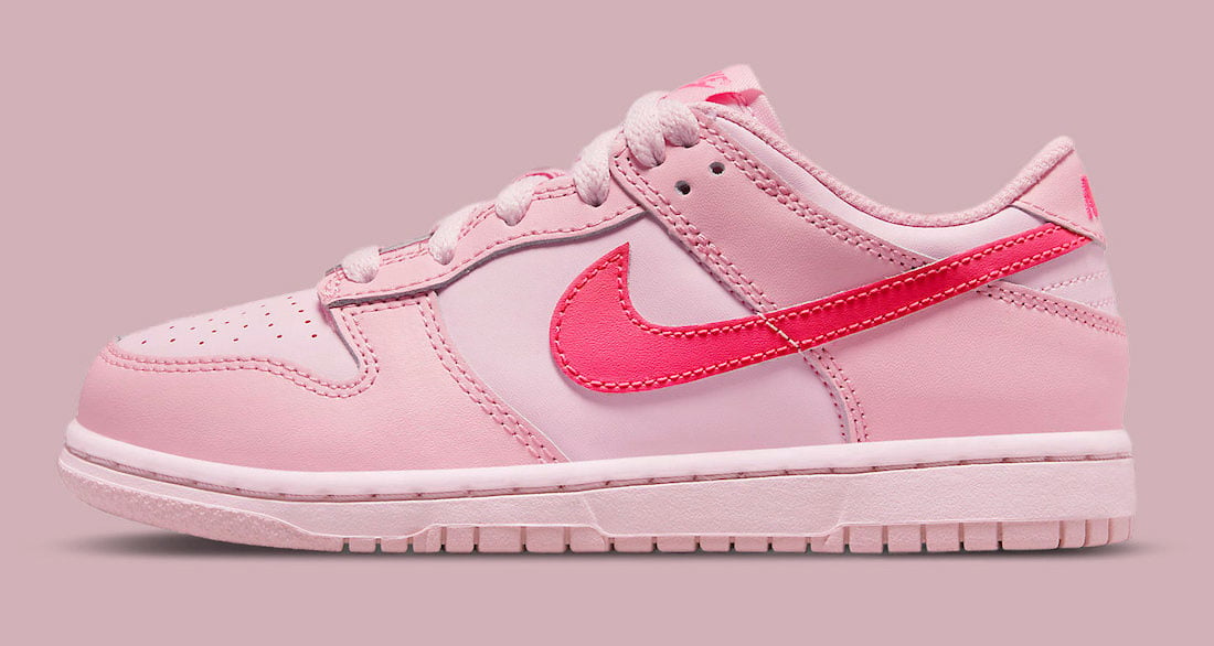 nike dunk low triple pink dh9756 600 release date 0