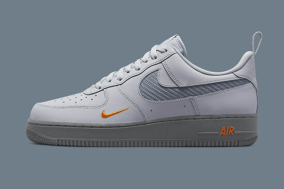 orange and grey air force 1