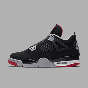 Мужские высокие кожаные кроссовки nike air jordan retro 4