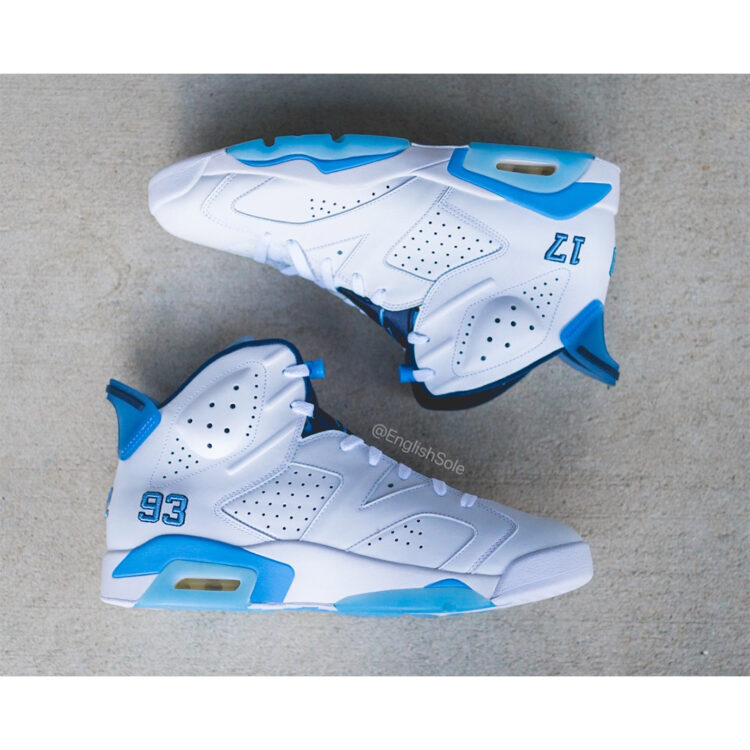 Jordan 6 unc championship hotsell