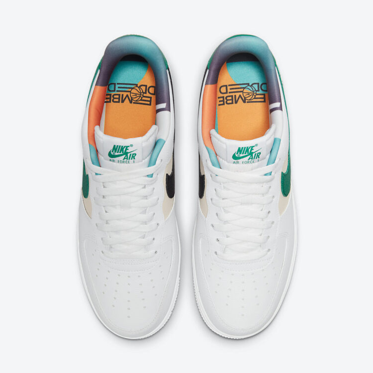 Nike air force 1 light aqua cosmic top
