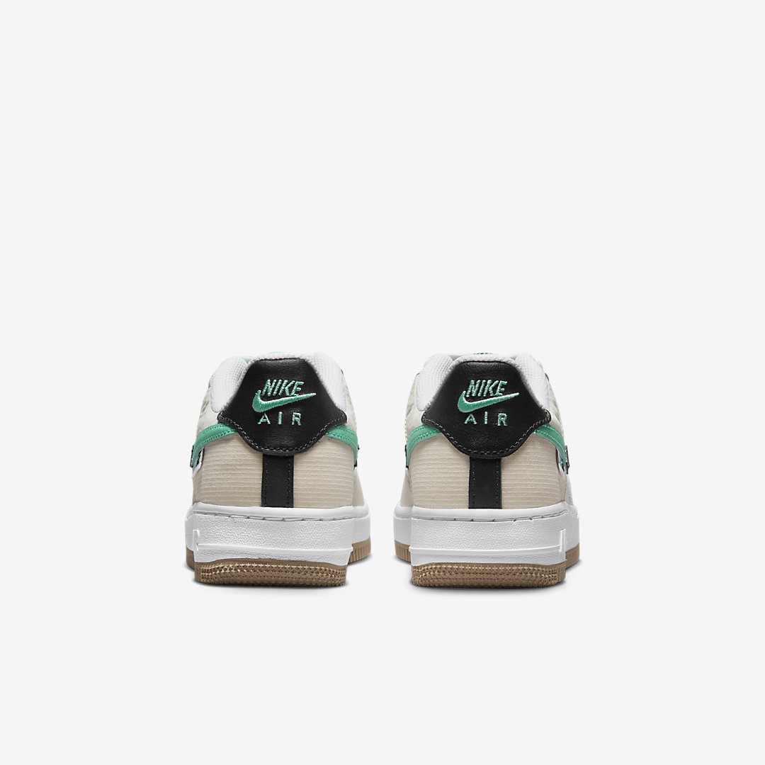 Wmns air force 1 07 lxx vandalized online 'green swoosh'
