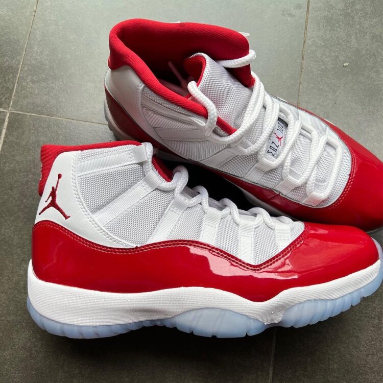 Releasing this weekend will be the Air Jordan 3 Retro "Bright Crimson"