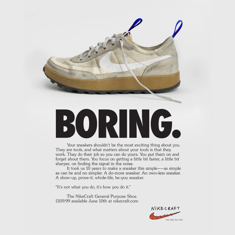 Tom Sachs x NikeCraft General Purpose Shoe DA6672-200 | Nice Kicks