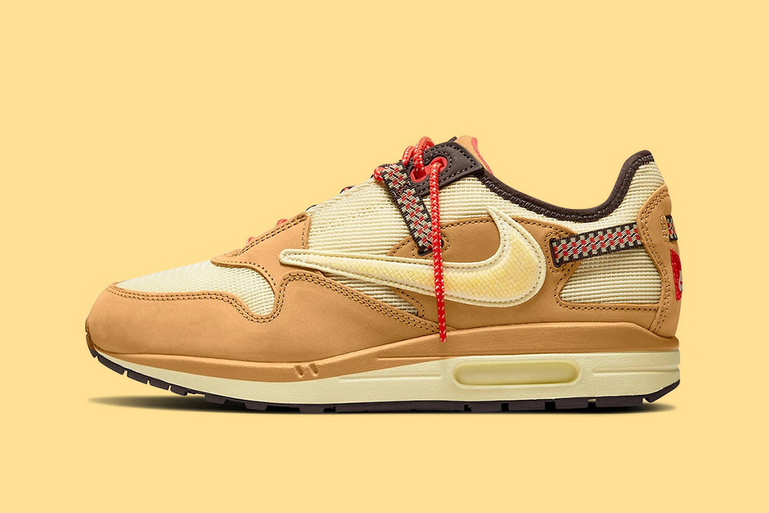 Travis Scott Nike Air Max 1 Wheat DO9392 701 Lead