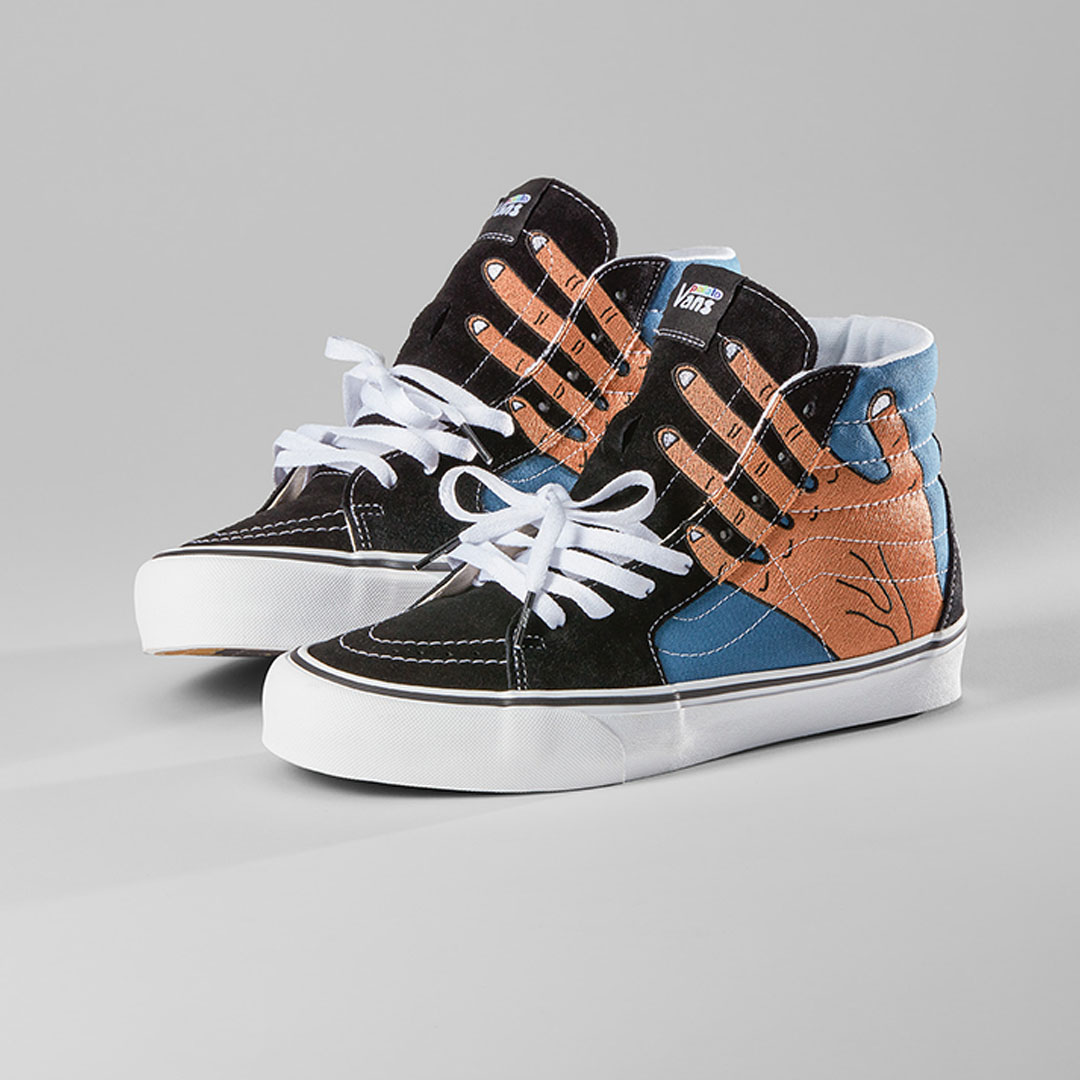 Imran Potato x Vans Vault Sk8-Hi VR3 LX - Black / Navy 13