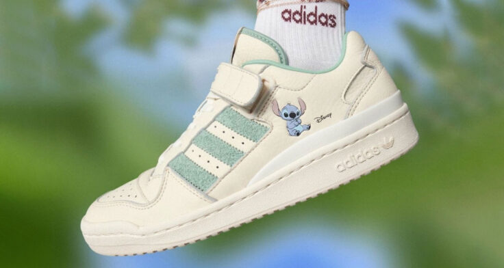 Disney x adidas quotes Forum Low "Stitch" HQ6374