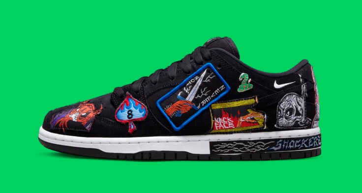 Neckface Nike SB Dunk Low DQ4488 001 Release Date lead 736x392