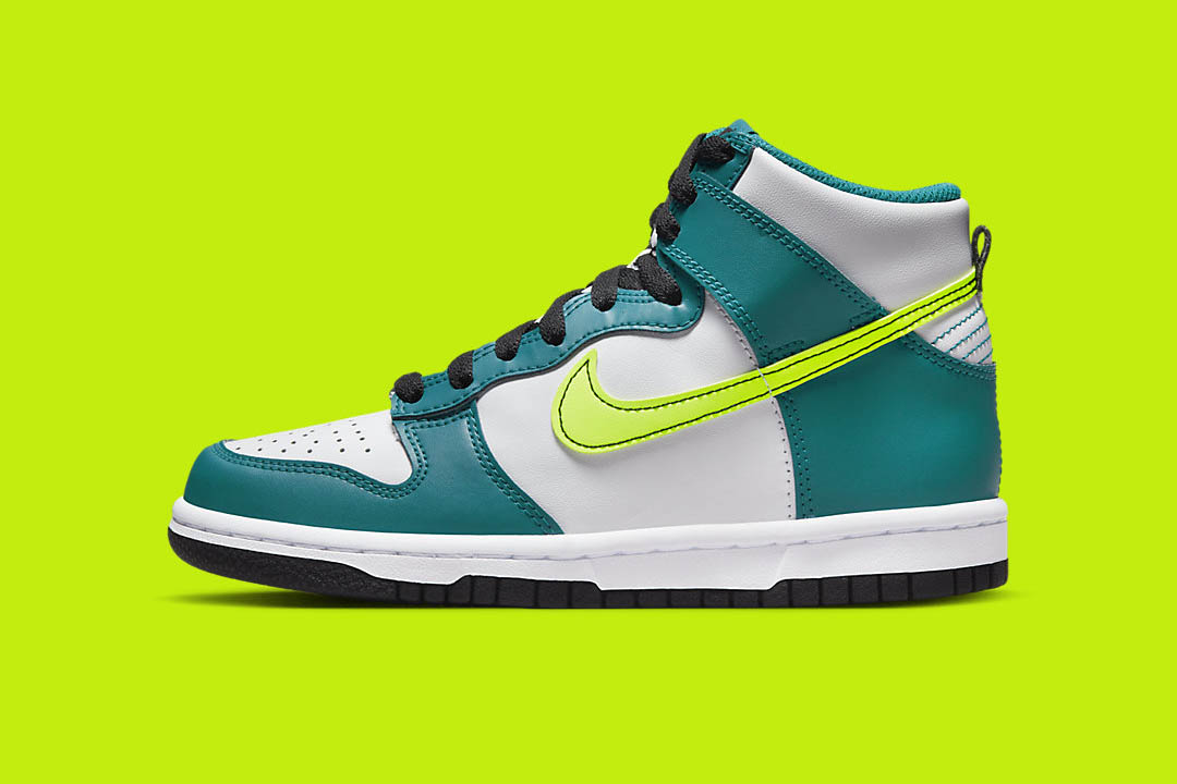 Nike dunk high island green sales