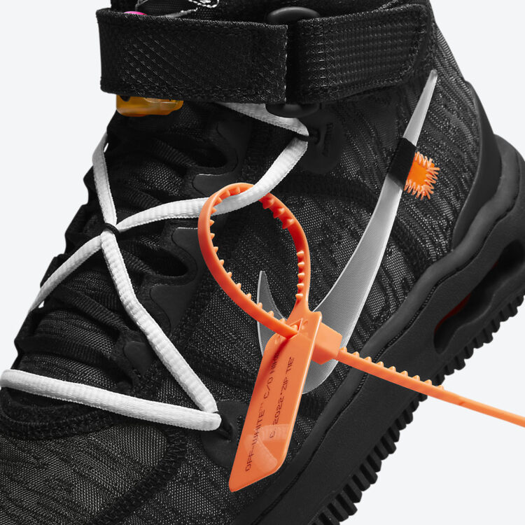 OFF WHITE Nike Air Force 1 Mid Black DO6290 001 012 750x750