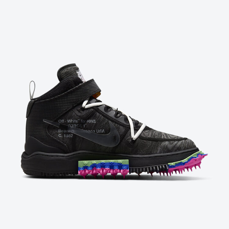 OFF WHITE Nike Air Force 1 Mid Black DO6290 001 03 750x750