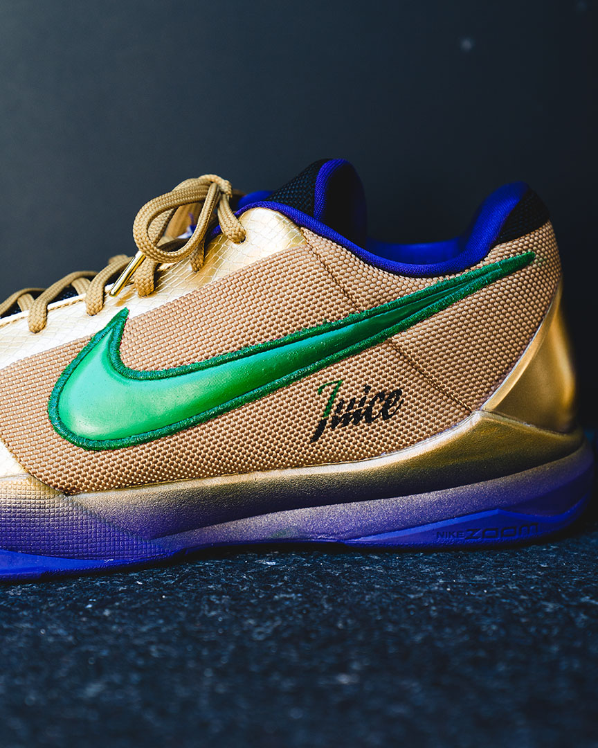 Jaylen Brown in the Nike Zoom Kobe 5