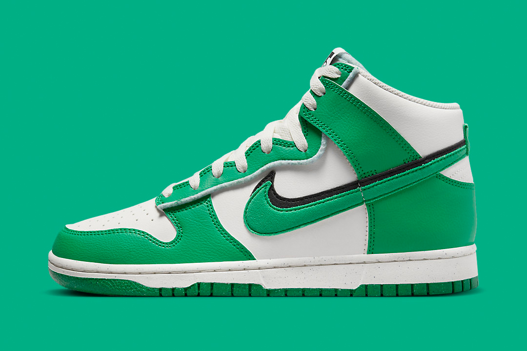 lead nike dunk high retro se stadium green do9775 001 00