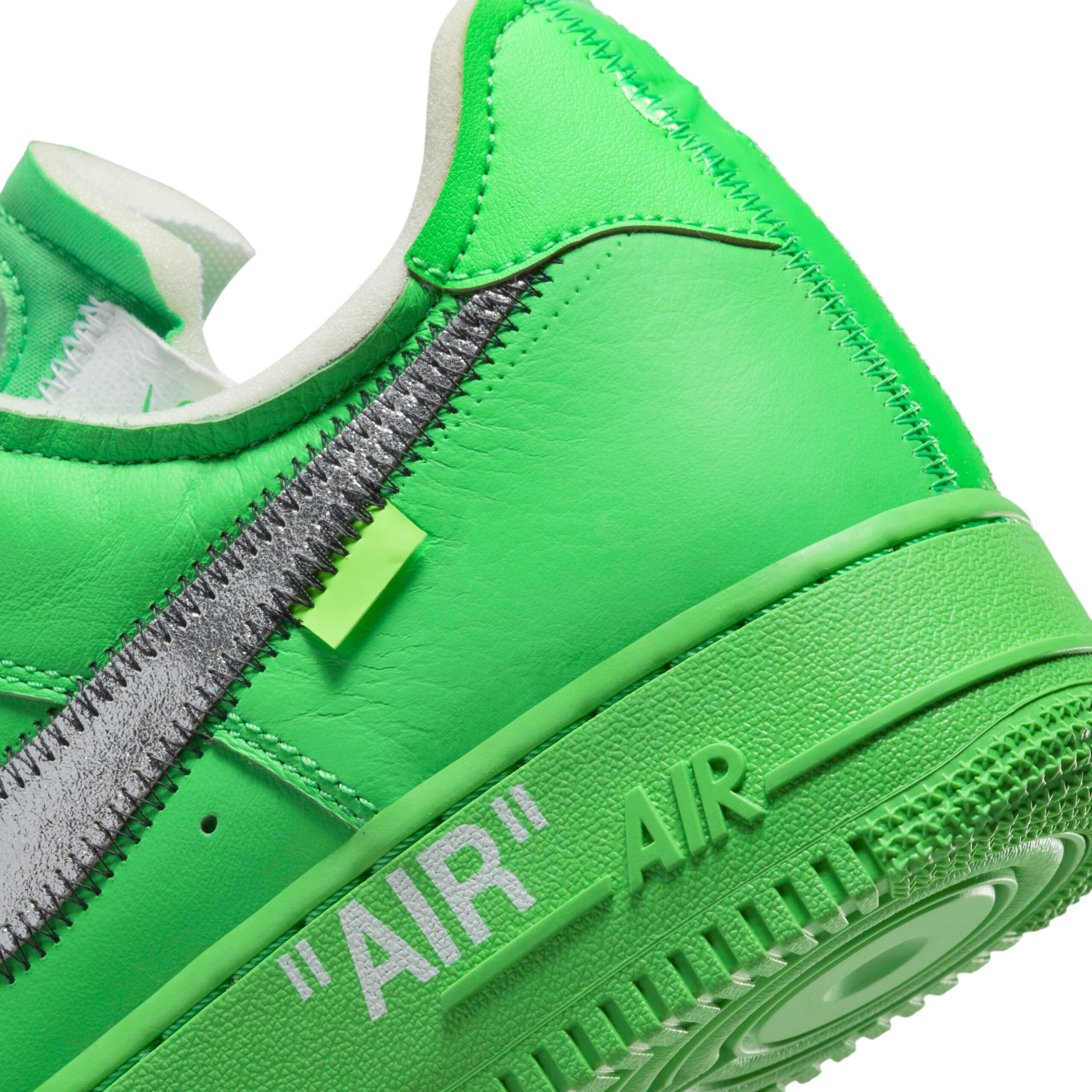 off white x nike air force 1 low light green spark dx1419 300 5 scaled