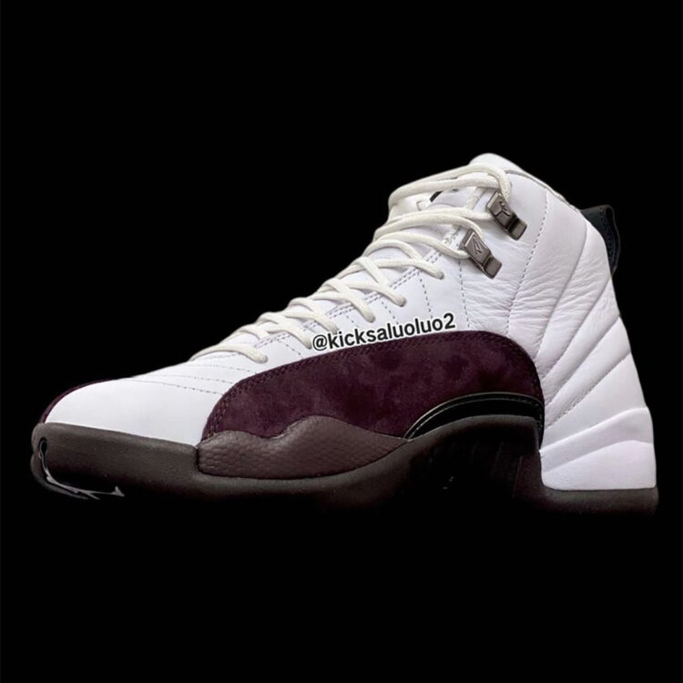 A Ma Maniere Air Jordan 12 White Burgundy DV6989-100