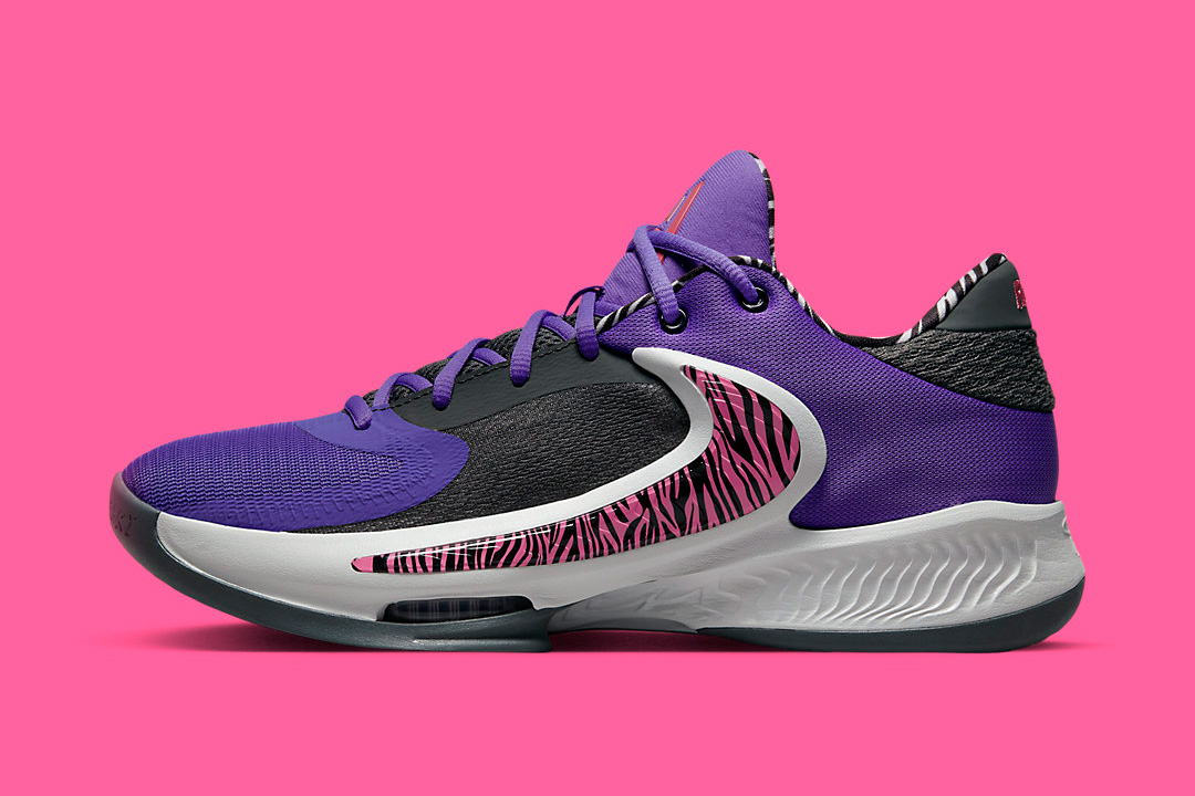 The Nike Zoom Freak 4 Gets Wild In Action Grape