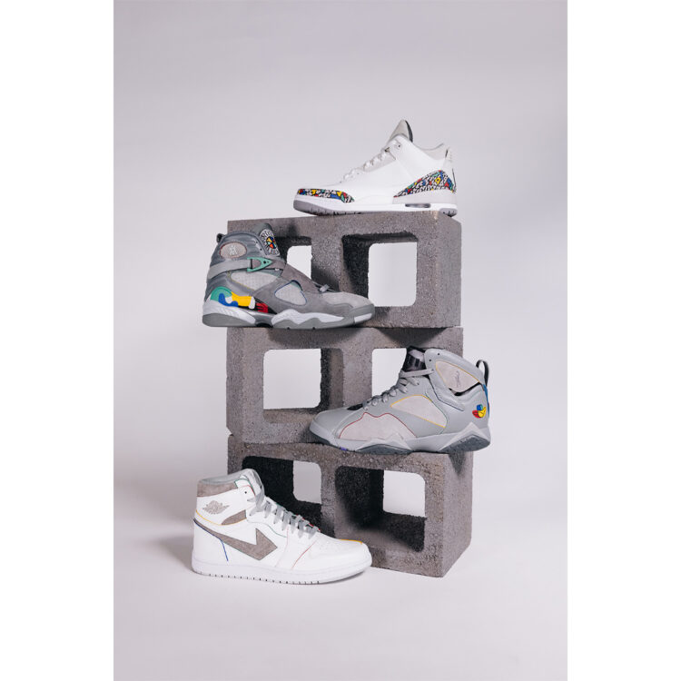 Sneakers con dettaglio a contrasto Bianco
