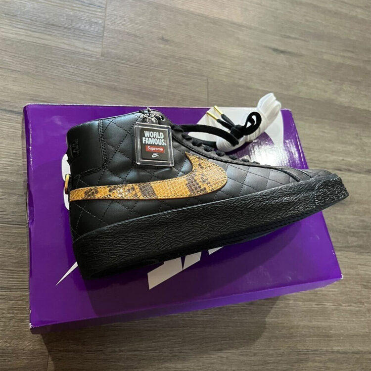 Nike sb blazer purple snakeskin sales