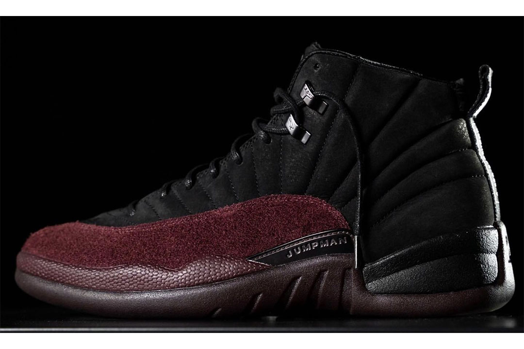 The A Ma Maniere x Air Jordan 12 Retro Black Burgundy Crush Releases  February 2023 - Sneaker News